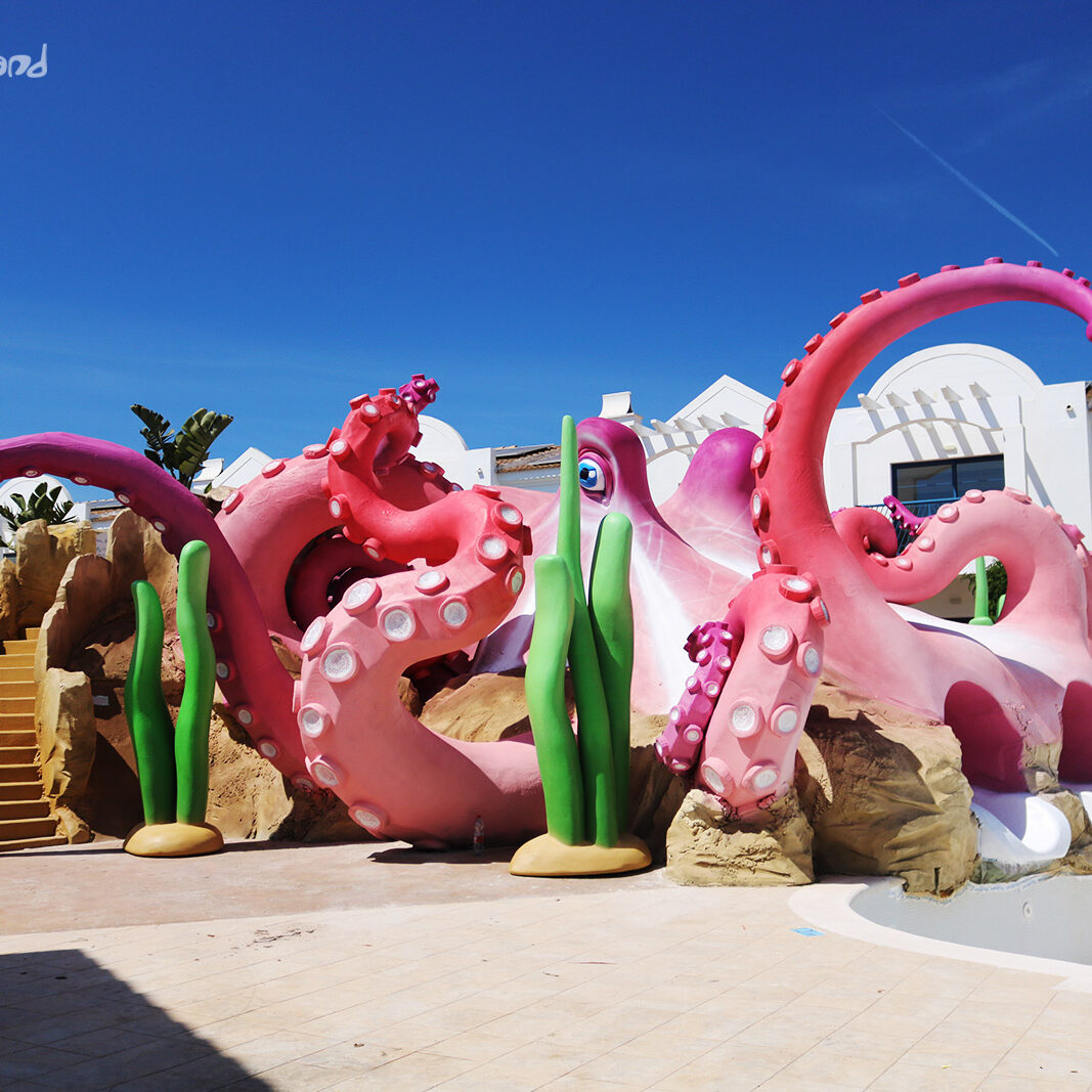 REFORMA MANTENIMIENTO PINTURA TEMATICA PISCINA HOTEL MENORCA THEMATICLAND 2023